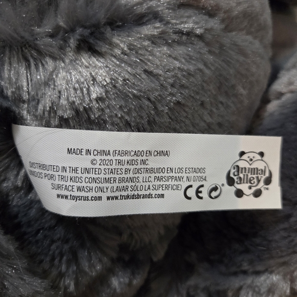 Plush Animal Alley Elephant Floppy Gray So Soft 18” - Picture 9 of 10